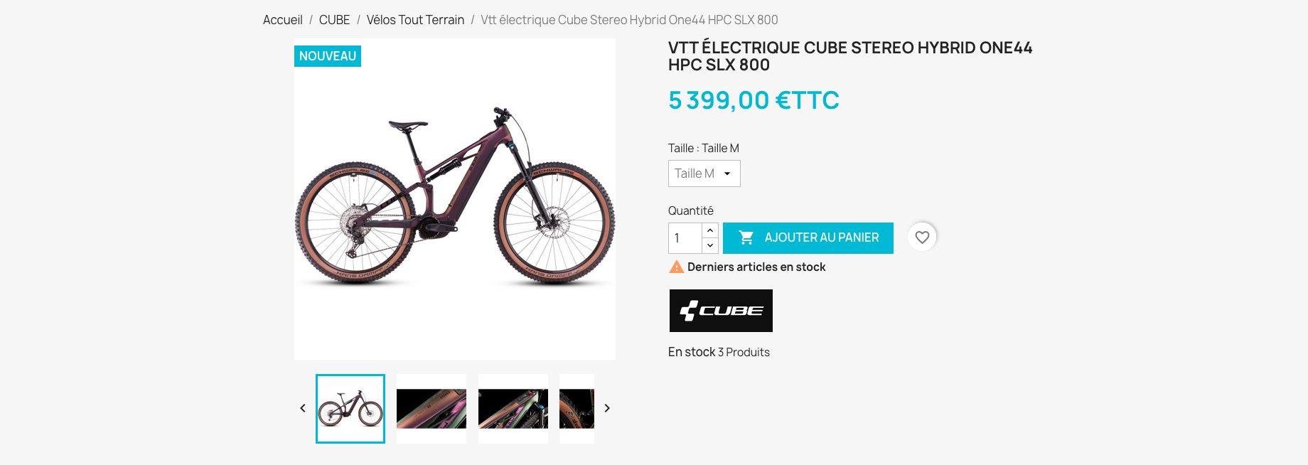 vtt-electrique-cube-stereo-hybrid-one44-hpc-slx-800 vtt électrique cube stereo hybrid one 44 hpc slx 800