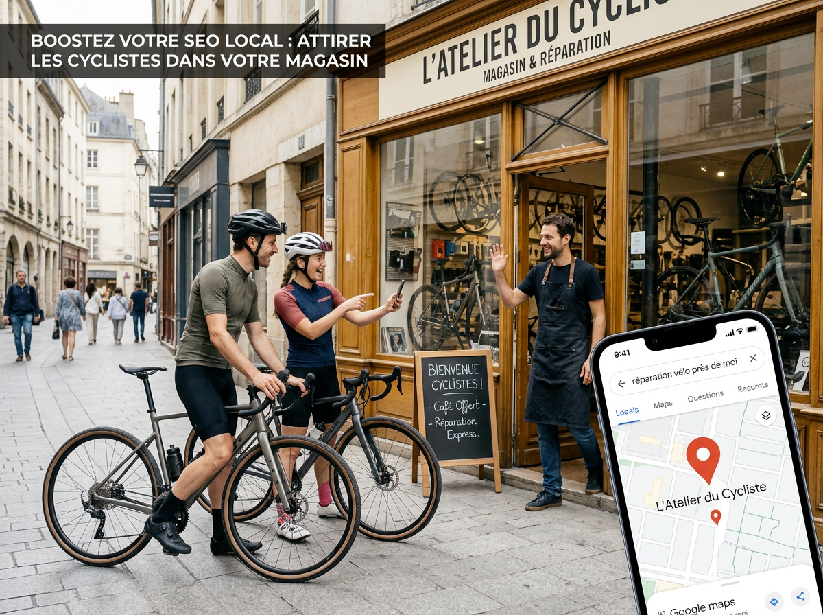 seo local pour son magasin de vélo