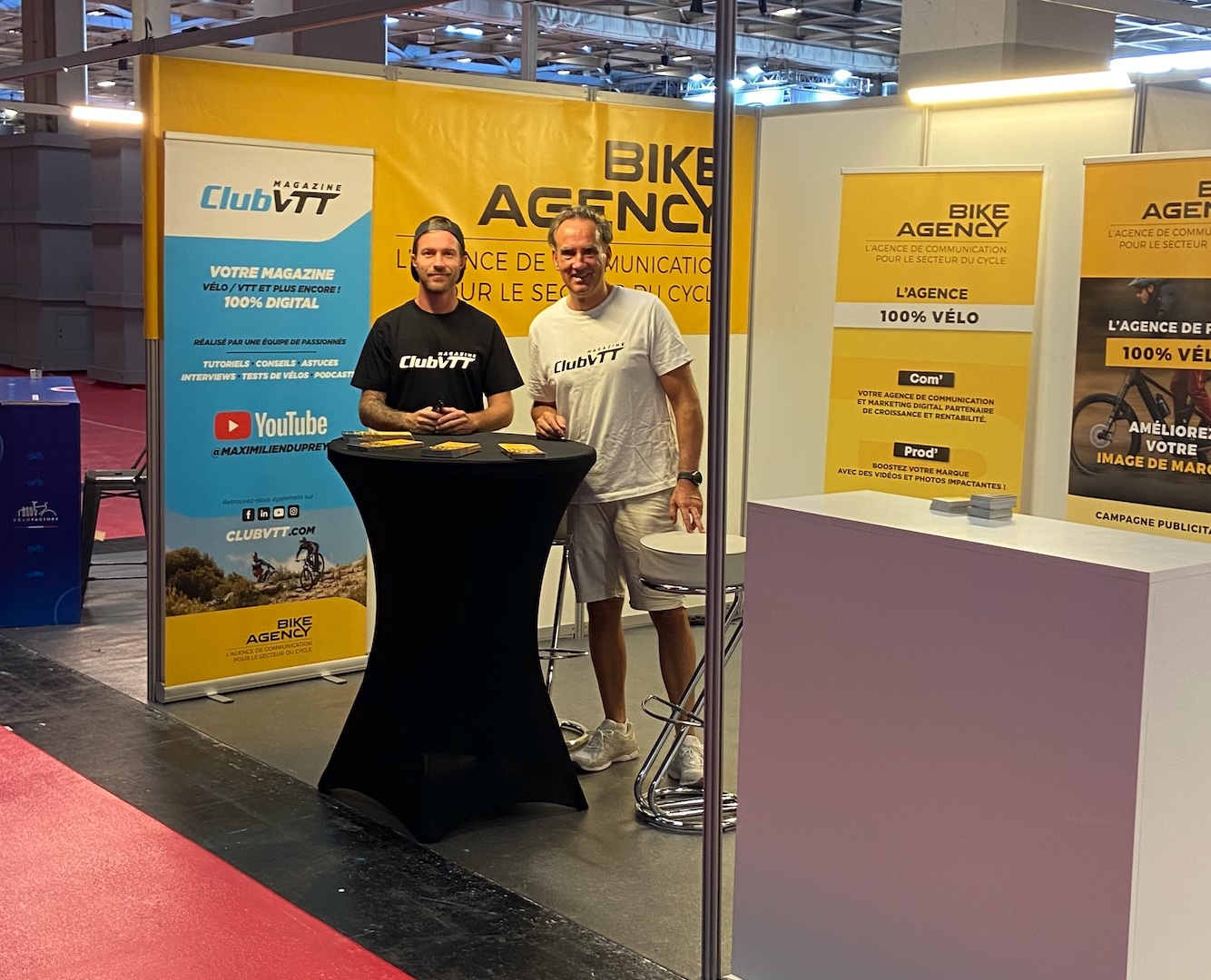 l'équipe bike agency au salon prodays