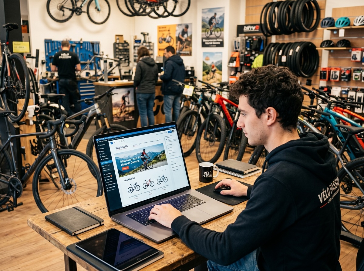 site-web-magasin-de-velo création de site web magasin de vélo