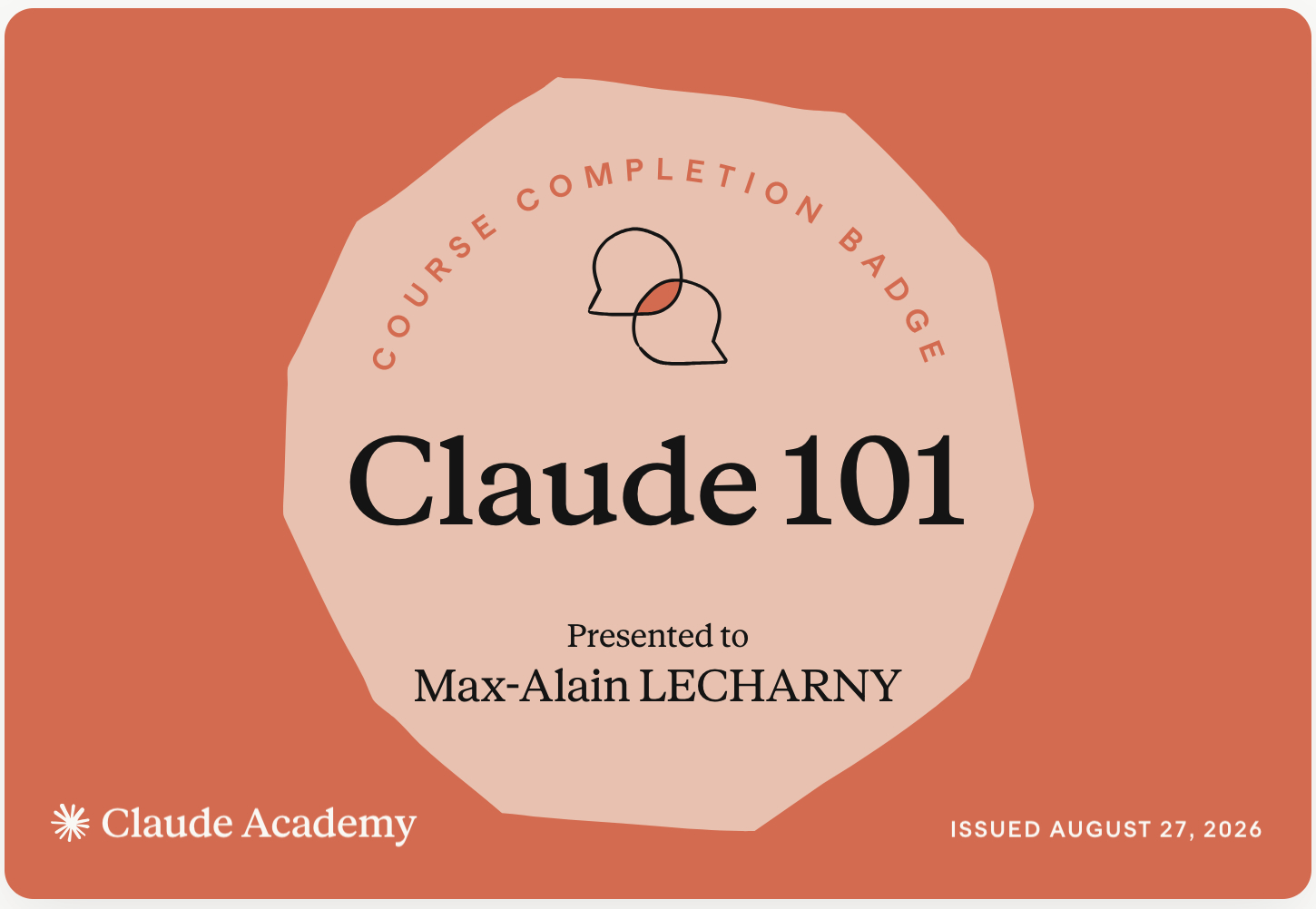 formation claude 101